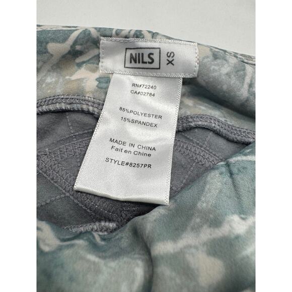 NILS Lucy Baselayer Pants XS High Rise Ankle Fleece Lined Sweat-wicking Leggings - Picture 4 of 8